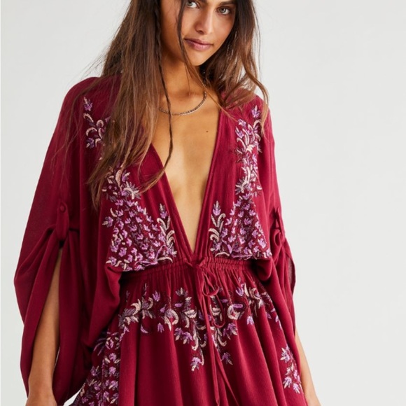 Free People NWT BLACK DRESS - Picture 1 of 8